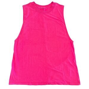 Lululemon Bright Pink Muscle Tank Top, Women's Medium 8/10 (est)